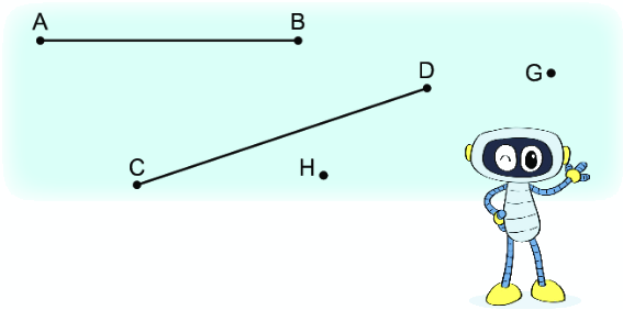 Bài 25. Điểm, đoạn thẳng, đường thẳng, đường cong, ba điểm thẳng hàng 0 1