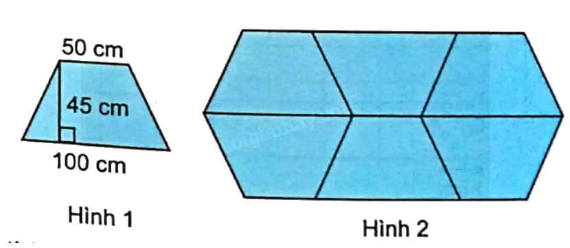 Bài 26: Hình thang. Diện tích hình thang (tiết 3) trang 93 vở bài tập Toán 5 - Kết nối tri thức 1 1