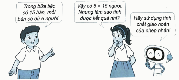 Bài 40: Tính chất giao hoán và kết hợp của phép nhân (tiết 1) trang 8 Vở thực hành Toán 4 2 1