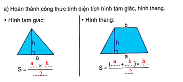 Bài 71: Ôn tập hình học (tiết 1) trang 109 vở bài tập Toán 5 - Kết nối tri thức 1 2
