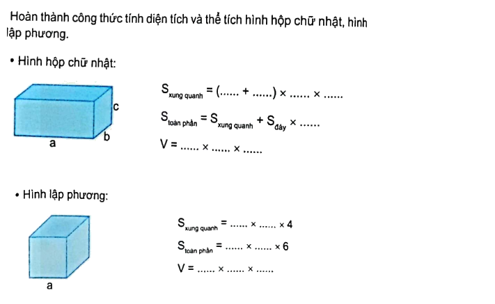 Bài 71: Ôn tập hình học (tiết 3) trang 112 vở bài tập Toán 5 - Kết nối tri thức 1