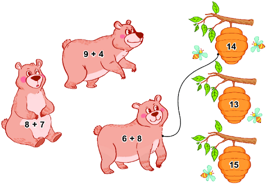 Bài 8: Bảng cộng (qua 10) 8