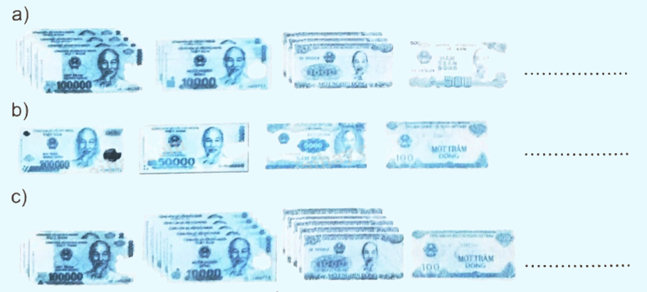 Giải bài 10: Số có sáu chữ số. Số 1 000 000 (tiết 1) trang 36, 37 vở bài tập Toán 4 - Kết nối tri thức với cuộc sống 1 1