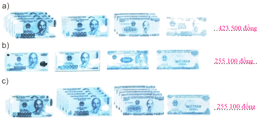 Giải bài 10: Số có sáu chữ số. Số 1 000 000 (tiết 1) trang 36, 37 vở bài tập Toán 4 - Kết nối tri thức với cuộc sống 1 2