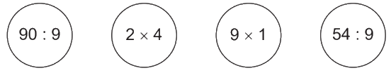 Giải bài 12: Bảng nhân 9, bảng chia 9 (tiết 2) trang 33 vở bài tập Toán 3 - Kết nối tri thức với cuộc sống 4 1