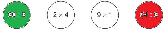 Giải bài 12: Bảng nhân 9, bảng chia 9 (tiết 2) trang 33 vở bài tập Toán 3 - Kết nối tri thức với cuộc sống 4 2