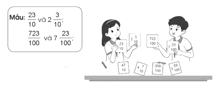 Giải bài 12: Phân số thập phân trang 34, 35 vở bài tập Toán 5 - Cánh diều 3 1
