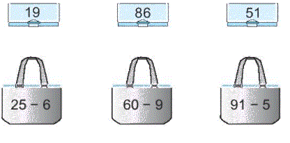 Giải bài 22: Phép trừ (có nhớ) số có hai chữ số cho số có một chữ số (tiết 4) trang 83 Vở bài tập toán 2 - Kết nối tri thức với cuộc sống 1 1