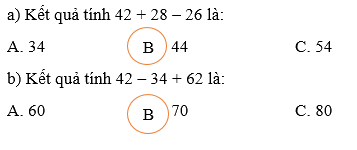 Giải bài 23: Phép trừ (có nhớ) số có hai chữ số cho số có hai chữ số (tiết 4) trang 88 Vở bài tập toán 2 - Kết nối tri thức với cuộc sống 3 1