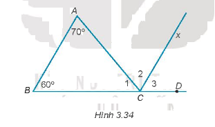 Giải bài 3.34 trang 49 sách bài tập toán 7 - Kết nối tri thức với cuộc sống 1