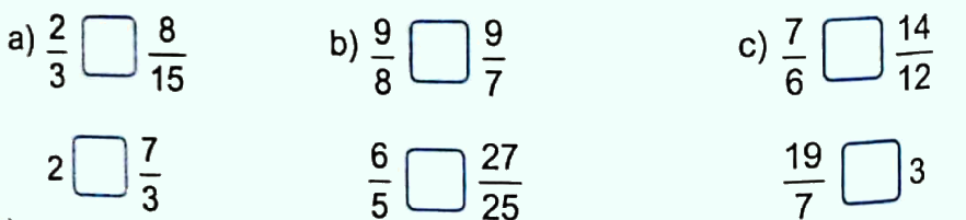 Giải bài 3: Ôn tập phân số (tiết 2) trang 12, 13 vở bài tập Toán 5 - Kết nối tri thức 0 1