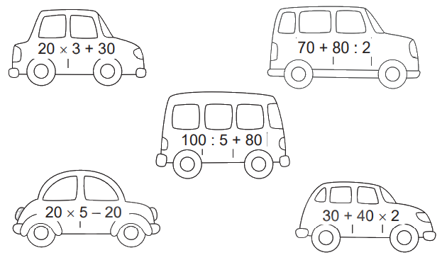 Giải bài 42: Ôn tập biểu thức số (tiết 1) trang 106 vở bài tập Toán 3 - Kết nối tri thức với cuộc sống 3 1