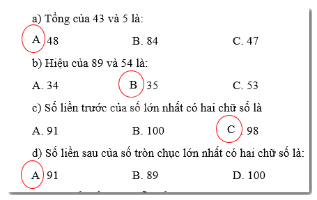 Giải bài 6: Luyện tập chung (tiết 2) trang 27, 28 Vở bài tập Toán 2 - Kết nối tri thức với cuộc sống 1