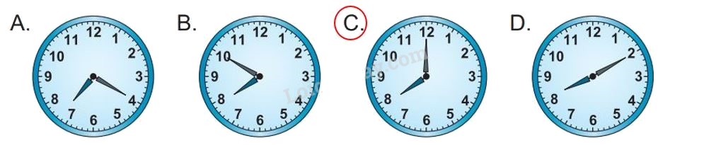 Giải bài 67: Thực hành xem đồng hồ, xem lịch (tiết 1) trang 78 vở bài tập Toán 3 - Kết nối tri thức với cuộc sống 1 5