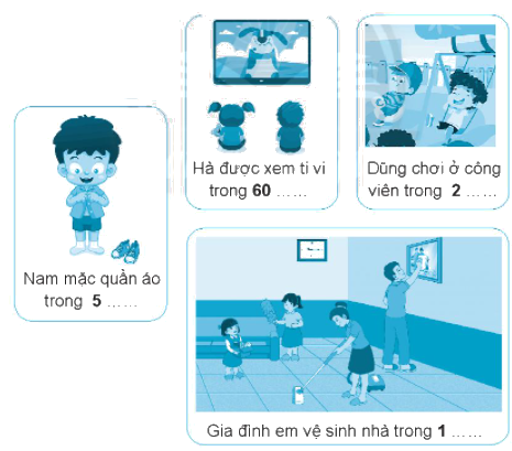 Giải bài: Giờ , phút, xem đồng hồ VBT toán 2 - Chân trời sáng tạo 10 1