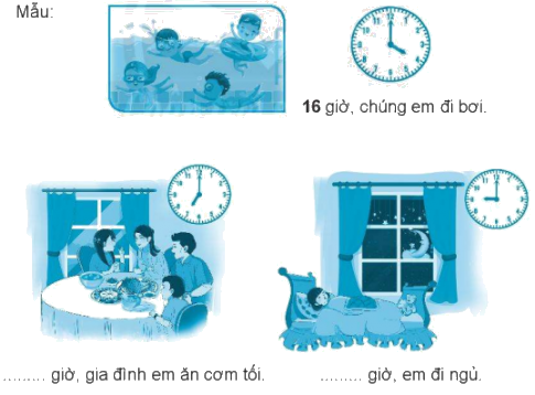 Giải bài: Ngày, giờ (trang 111) Vở bài tập toán 2 - Chân trời sáng tạo 4 1