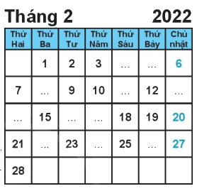 Giải bài: Ngày, tháng (trang 115) Vở bài tập toán 2 - Chân trời sáng tạo 0 1