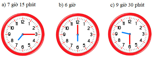 Giờ, phút, xem đồng hồ 1 2