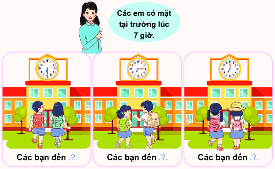Giờ, phút, xem đồng hồ 6 1