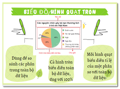 Lý thuyết Biểu đồ hình quạt tròn SGK Toán 7 Kết nối tri thức 3