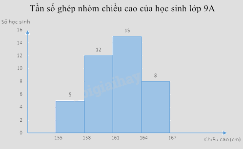 Lý thuyết Tần số ghép nhóm, tần số tương đối ghép nhóm Toán 9 Cánh diều 4