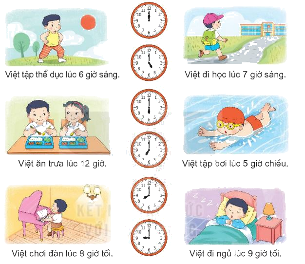 Toán lớp 1 trang 100 bài 40: Ôn tập hình học và đo lường - SGK Kết nối tri thức 4 1