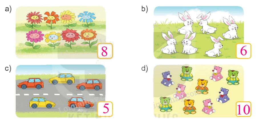 Toán lớp 1 trang 112 - Bài 20: Ôn tập chung - SGK Kết nối tri thức 0 2