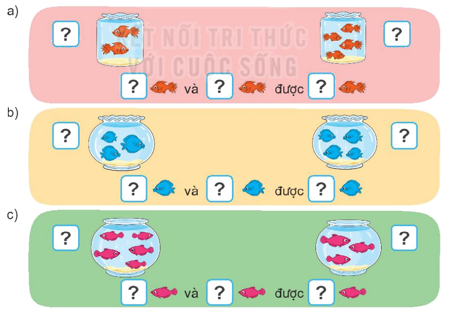 Toán lớp 1 trang 32 - Bài 5: Mấy và mấy - SGK Kết nối tri thức 0 1