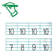 Toán lớp 1 trang 47 - Số 10 - SGK Chân trời sáng tạo 1