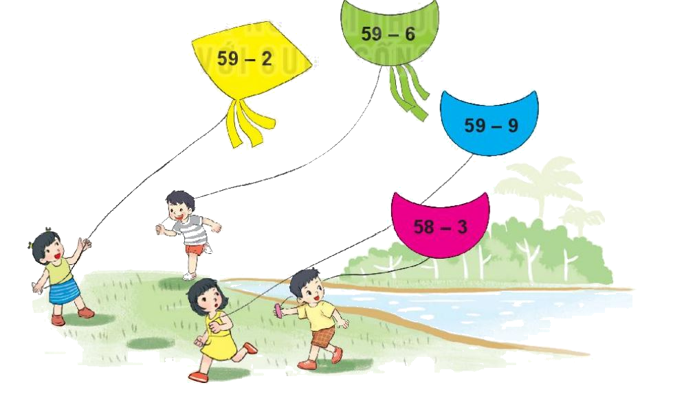Toán lớp 1 trang 52 - Bài 31: Phép trừ số có hai chữ số cho số có một chữ số - SGK Kết nối tri thức 10 1