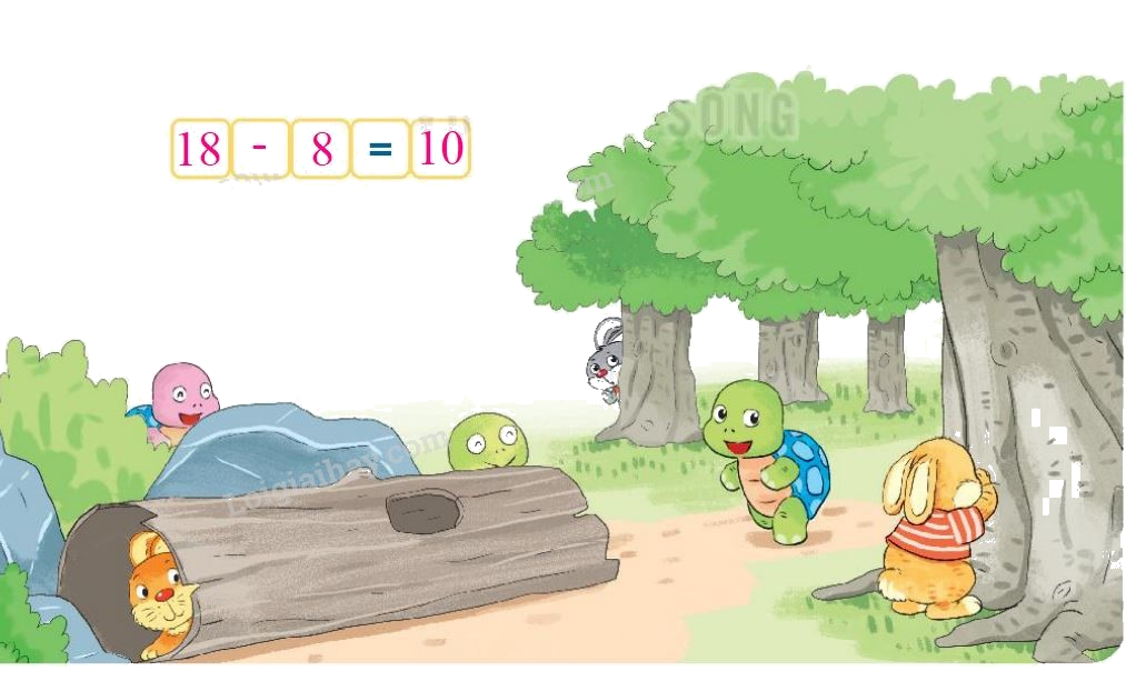 Toán lớp 1 trang 52 - Bài 31: Phép trừ số có hai chữ số cho số có một chữ số - SGK Kết nối tri thức 7 2