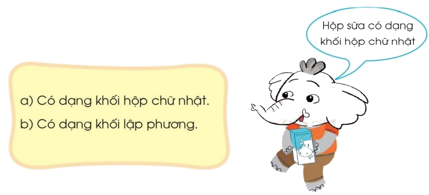 Toán lớp 1 trang 52 - Khối hộp chữ nhật, khối lập phương - SGK Cánh diều 2 1