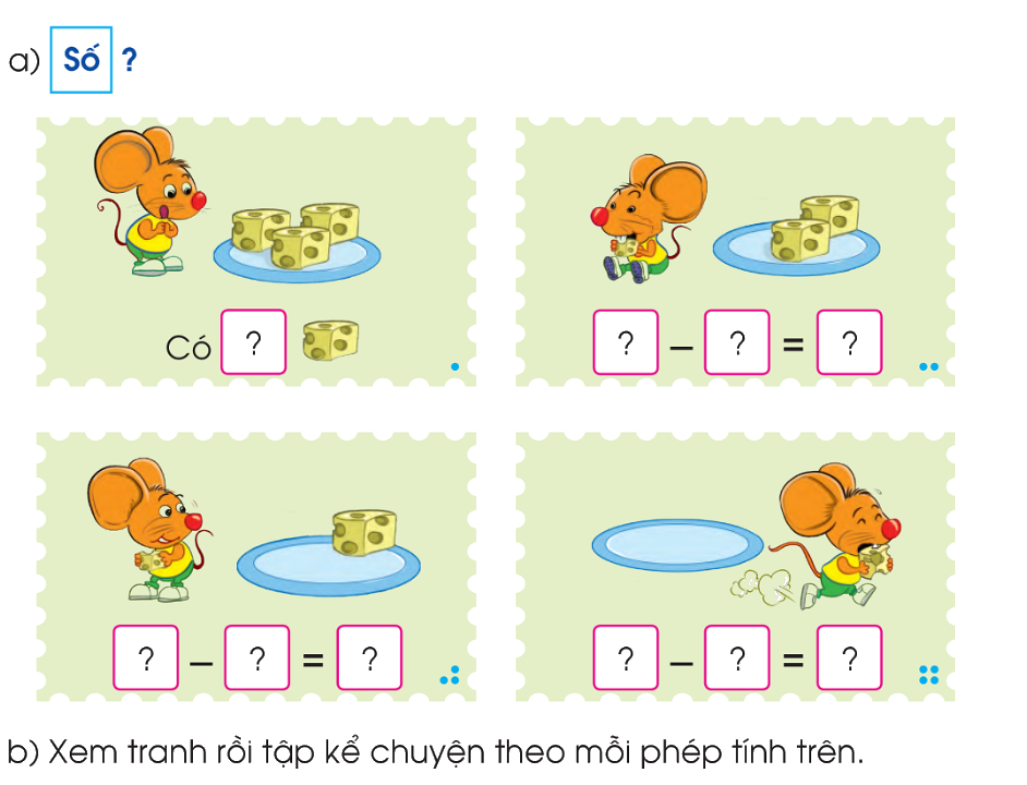 Toán lớp 1 trang 57 - Phép trừ trong phạm vi 6 - SGK Kết nối tri thức 2 1