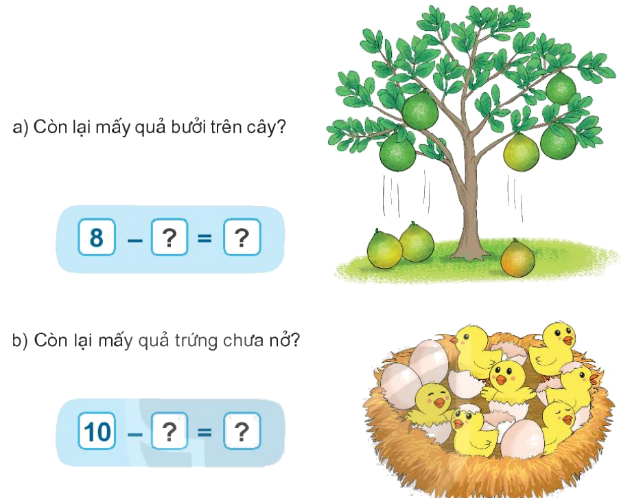 Toán lớp 1 trang 68 - Bài 11: Phép trừ trong phạm vi 10 - SGK Kết nối tri thức 0 1