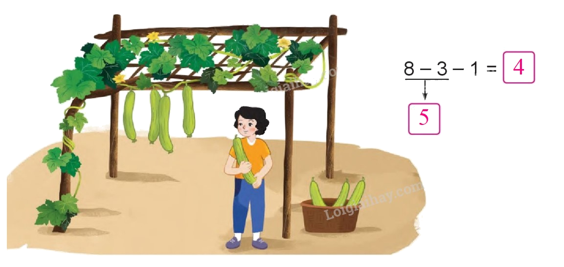 Toán lớp 1 trang 74 - Luyện tập - SGK Cánh diều 1 2