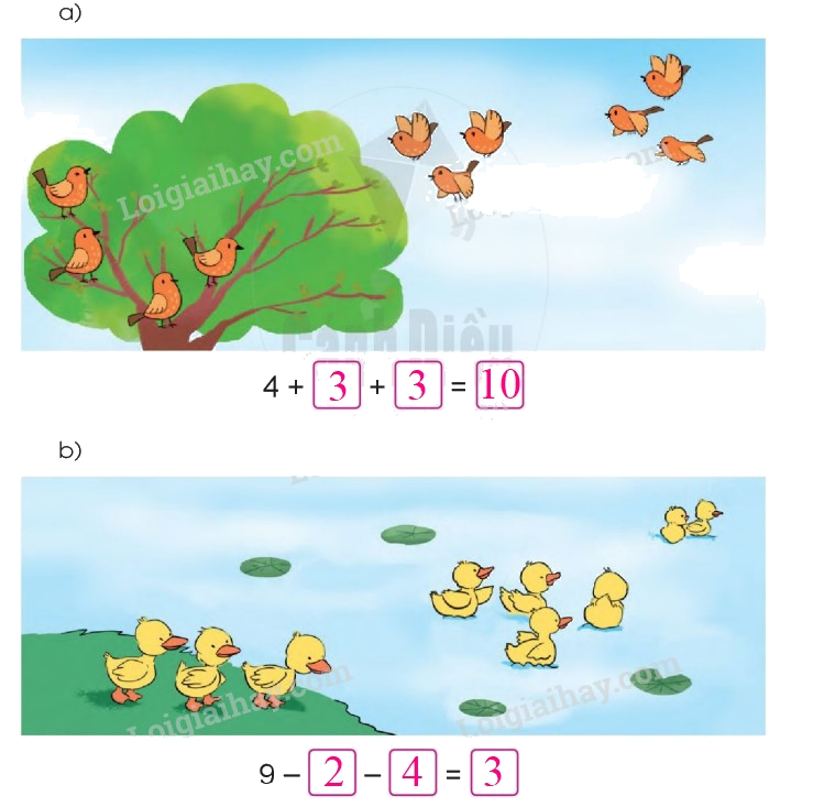 Toán lớp 1 trang 74 - Luyện tập - SGK Cánh diều 6