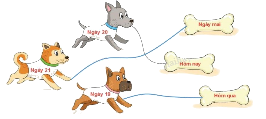 Toán lớp 1 trang 80 bài 36: Thực hành xem lịch và giờ - SGK Kết nối tri thức 1 3