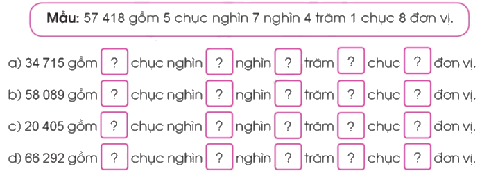 Toán lớp 3 trang 15 - Các số trong phạm vi 100 000 (tiếp theo) - SGK Cánh diều 2 1