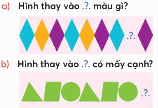 Toán lớp 3 trang 23 - Hình tam giác. Hình tứ giác - SGK Chân trời sáng tạo 1 1