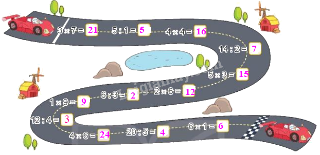 Toán lớp 3 trang 24 - Luyện tập chung - SGK Kết nối tri thức 7 2