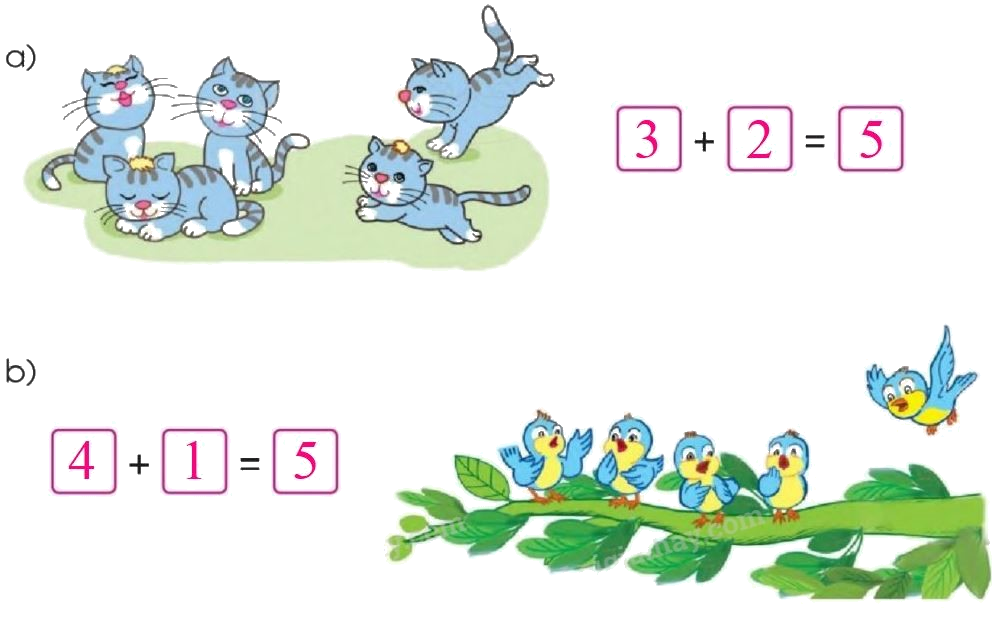 Toán lớp 3 trang 38 - Phép cộng trong phạm vi 6 - SGK Cánh diều 2 2