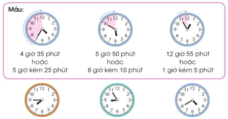 Toán lớp 3 trang 38 - Thực hành xem đồng hồ - SGK Cánh diều 2 1