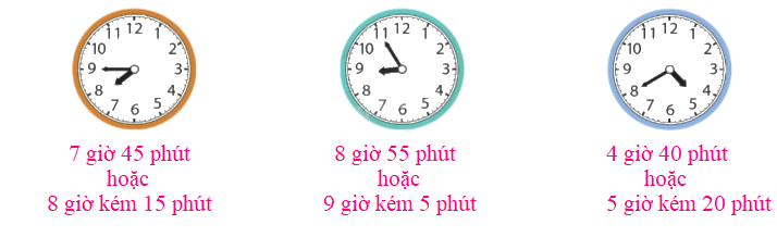 Toán lớp 3 trang 38 - Thực hành xem đồng hồ - SGK Cánh diều 2 2