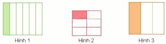 Toán lớp 3 trang 59 - Một phần ba, một phần năm, một phần sáu - SGK Cánh diều 1 2