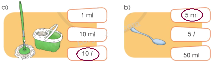 Toán lớp 3 trang 97 - Mi-li-lít - SGK Cánh diều 3 2