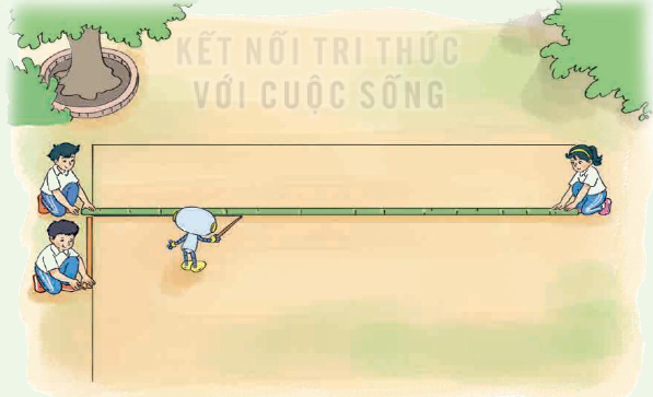 Toán lớp 4 trang 101 - Bài 30: Thực hành và trải nghiệm vẽ hai đường thẳng song song - SGK Kết nối tri thức 5 1