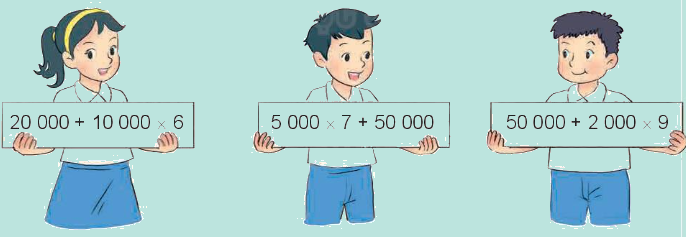 Toán lớp 4 trang 21 - Bài 6: Luyện tập chung - SGK Kết nối tri thức 2 1