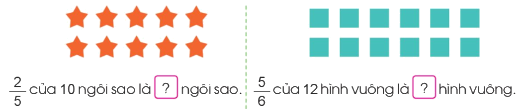 Toán lớp 4 trang 66 - Bài 82: Tìm phân số của một số - SGK Cánh diều 1