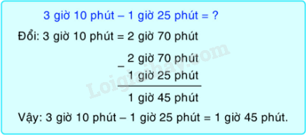 Toán lớp 5 Bài 129. Phép trừ số đo thời gian - SGK Bình Minh 1 1