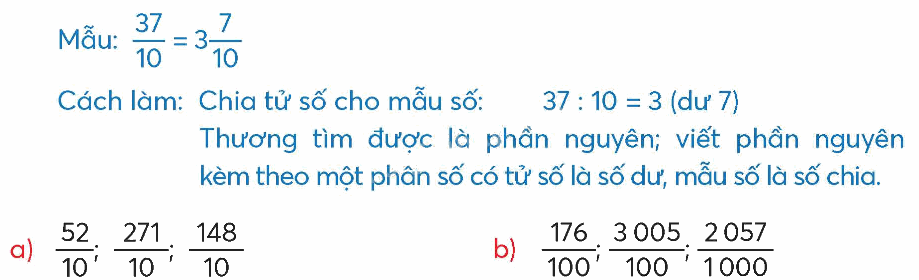 Toán lớp 5 Bài 4. Phân số thập phân - SGK chân trời sáng tạo 2